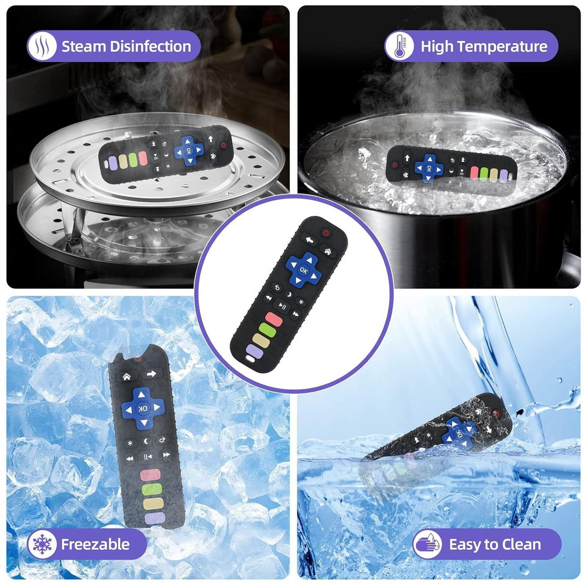 TV Remote Control Shape Baby Teether