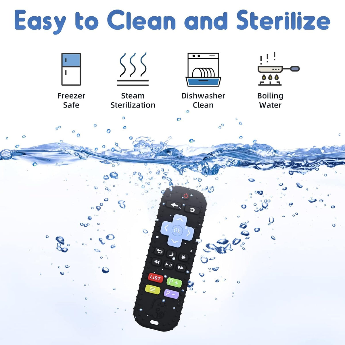TV Remote Control Shape Baby Teether